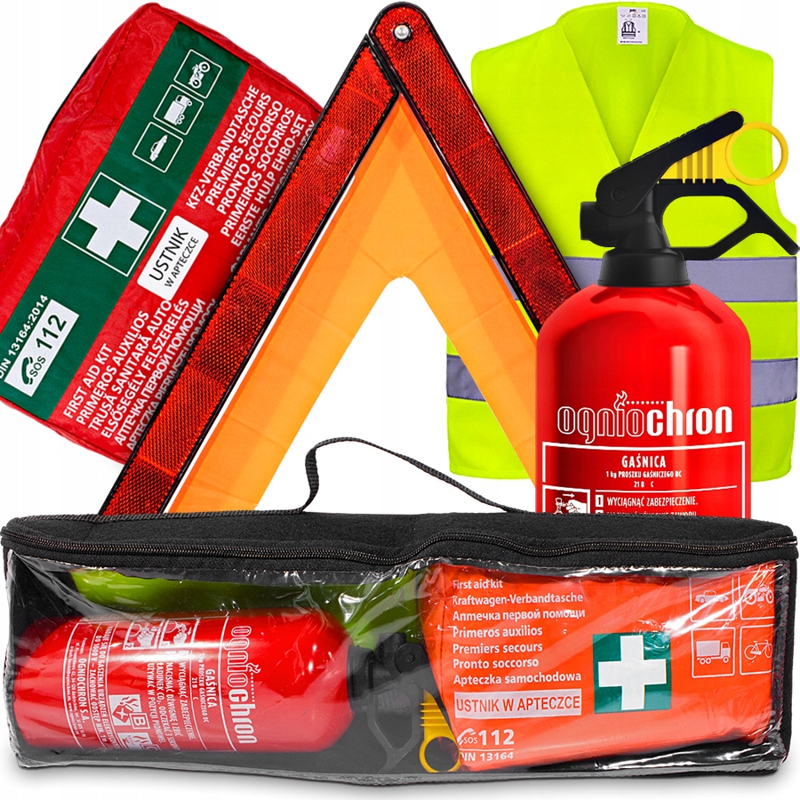 Ogniochron GP-1z BC/MP práškový hasiaci prístroj 1,7 kg + 3 ďalšie produkty